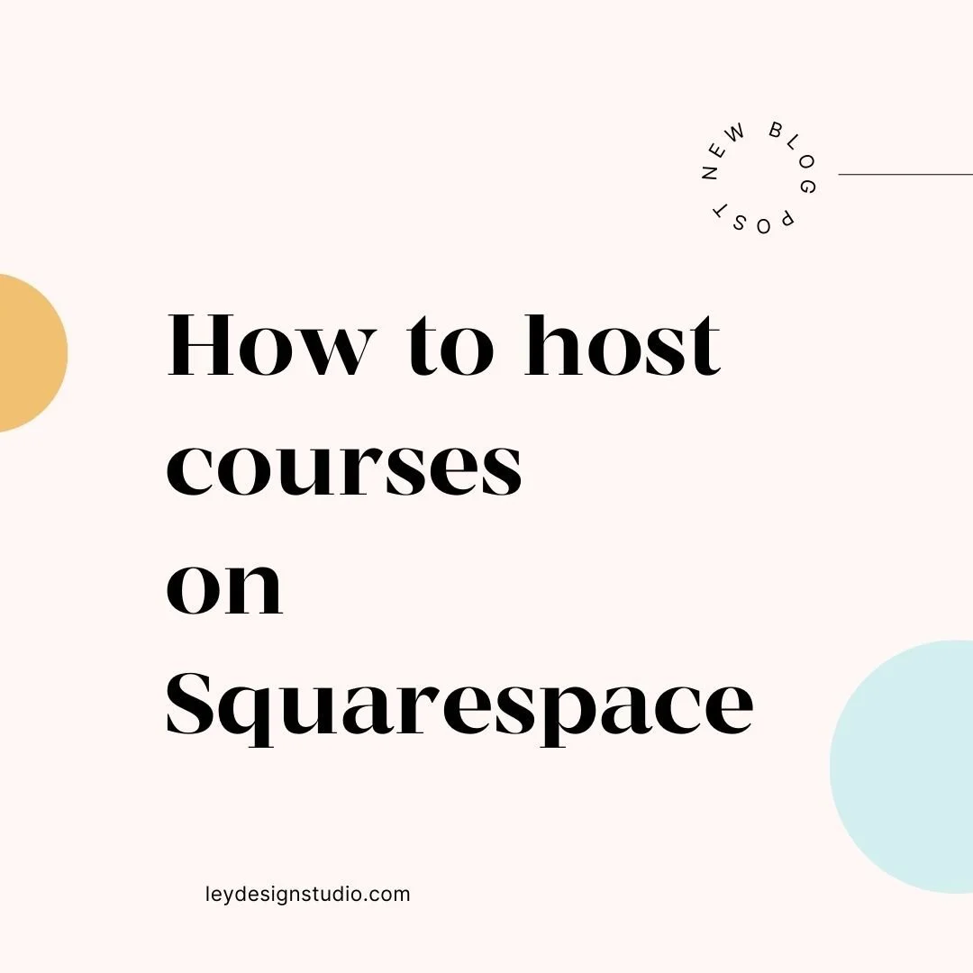 How to Host Courses on Squarespace