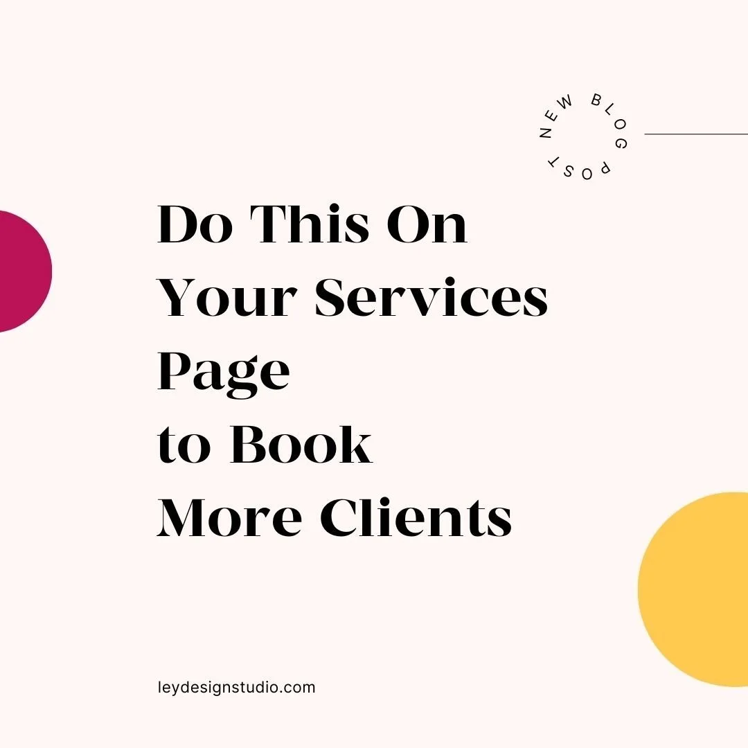 How to Book More Clients with Your Services Page