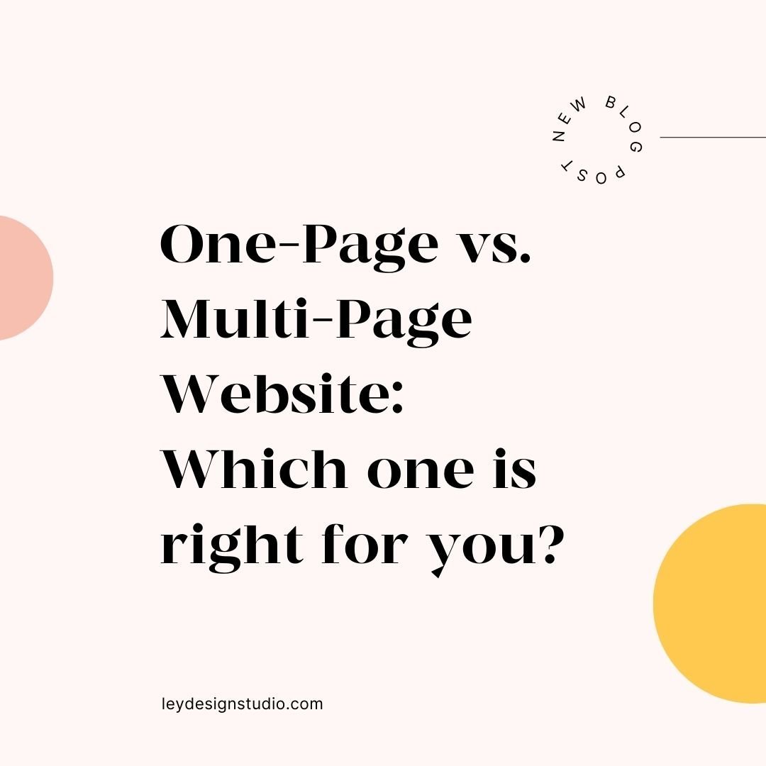 One-Page vs Multi-Page Website: Which One Is Better?