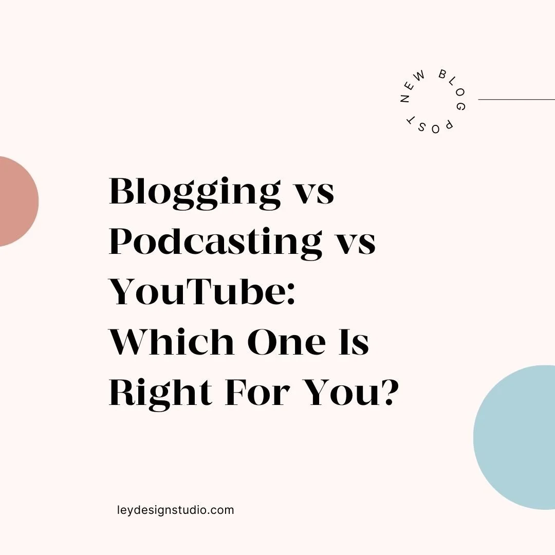 Blogging vs YouTube vs Podcasting: Which One is Right For You?