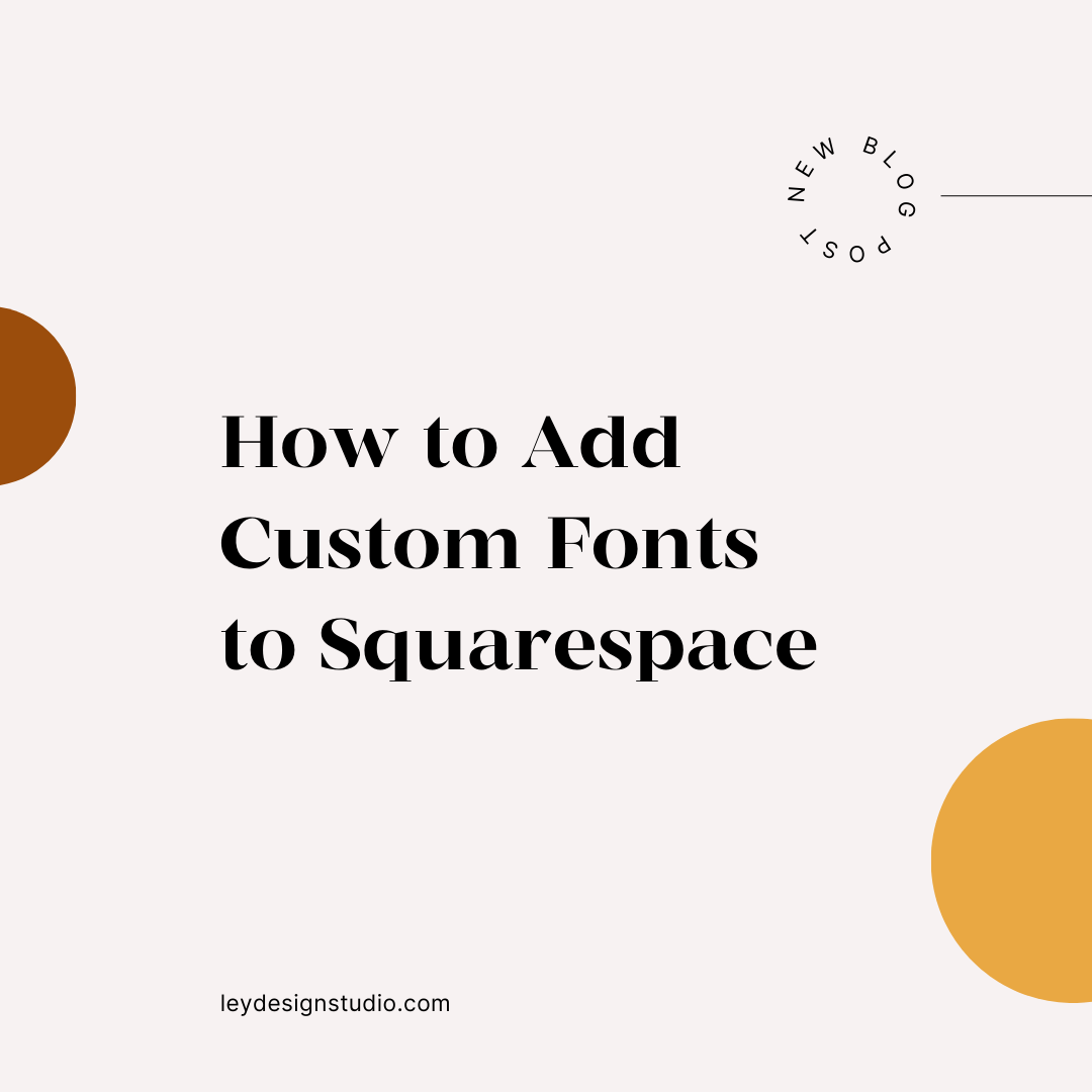 How to Add Custom Fonts to Squarespace