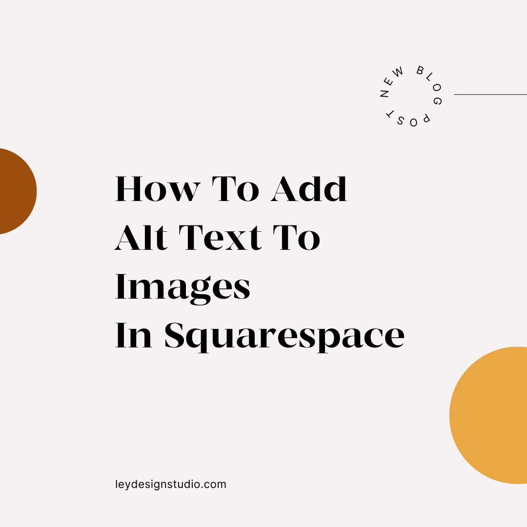 How To Add Alt Text To Images In Squarespace