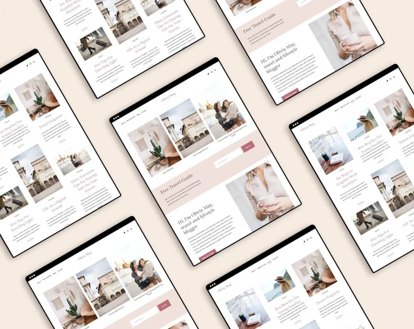 Olivia Squarespace template