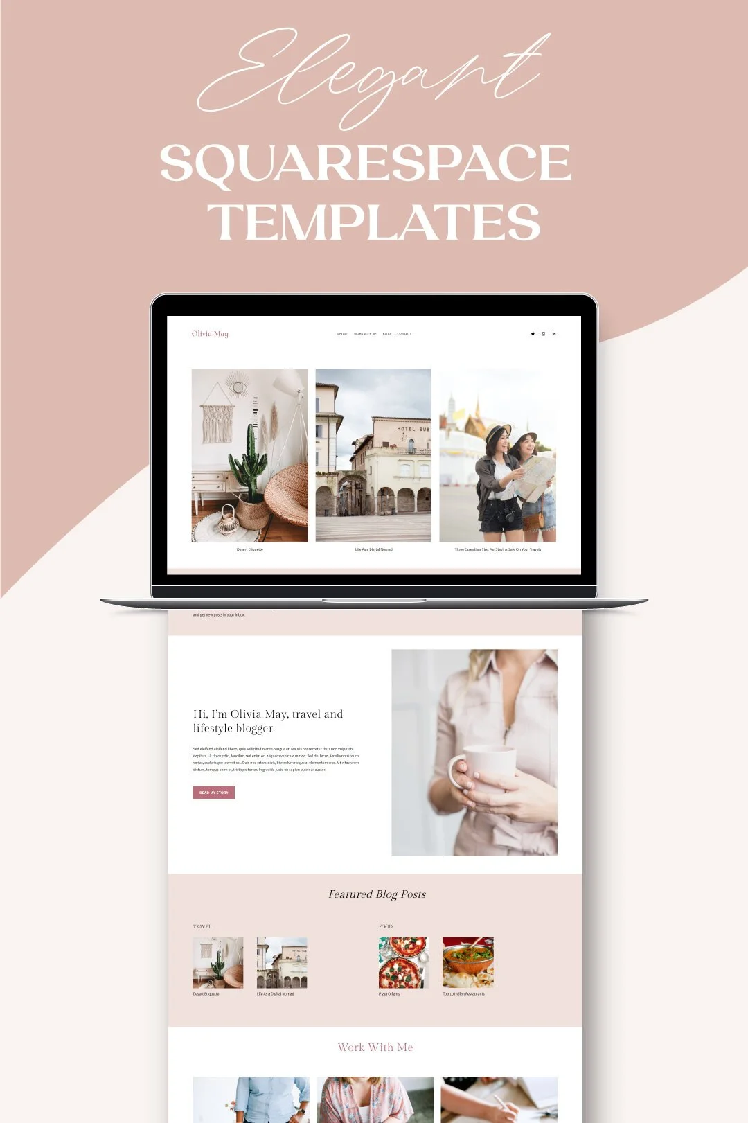 Olivia Squarespace Template