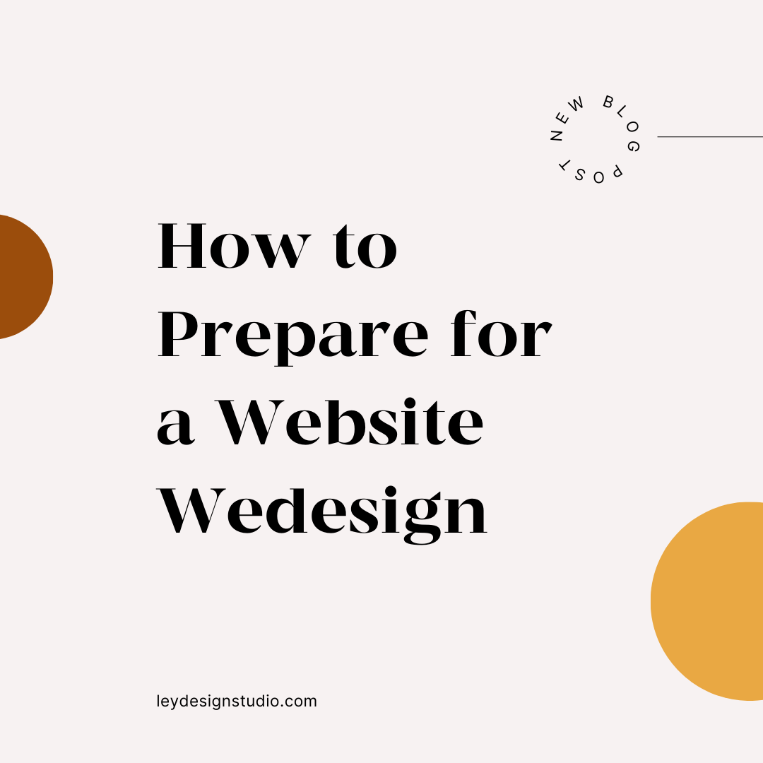 How to prepare for a website redesign