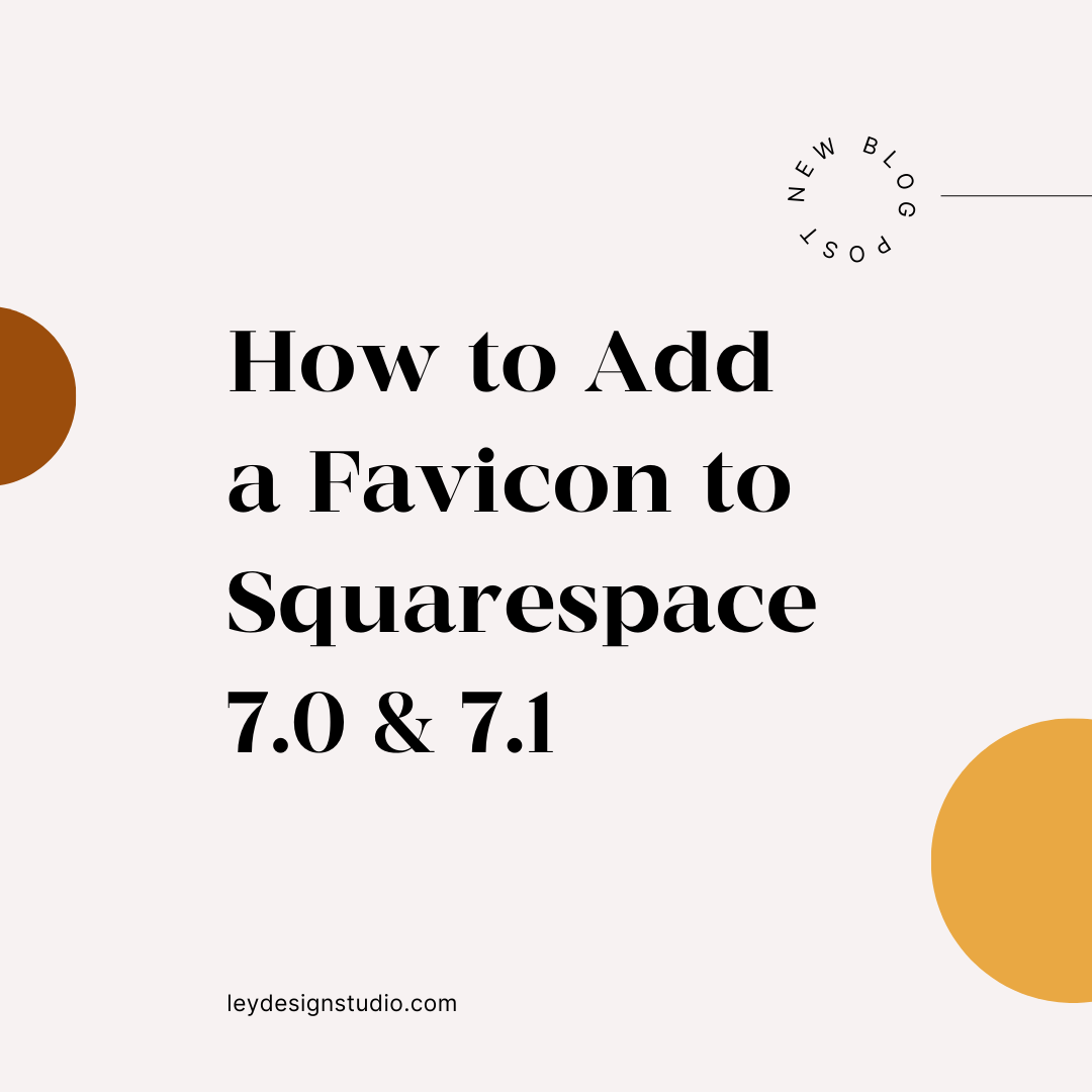 How to add a favicon to Squarespace 7.0 &amp; 7.1