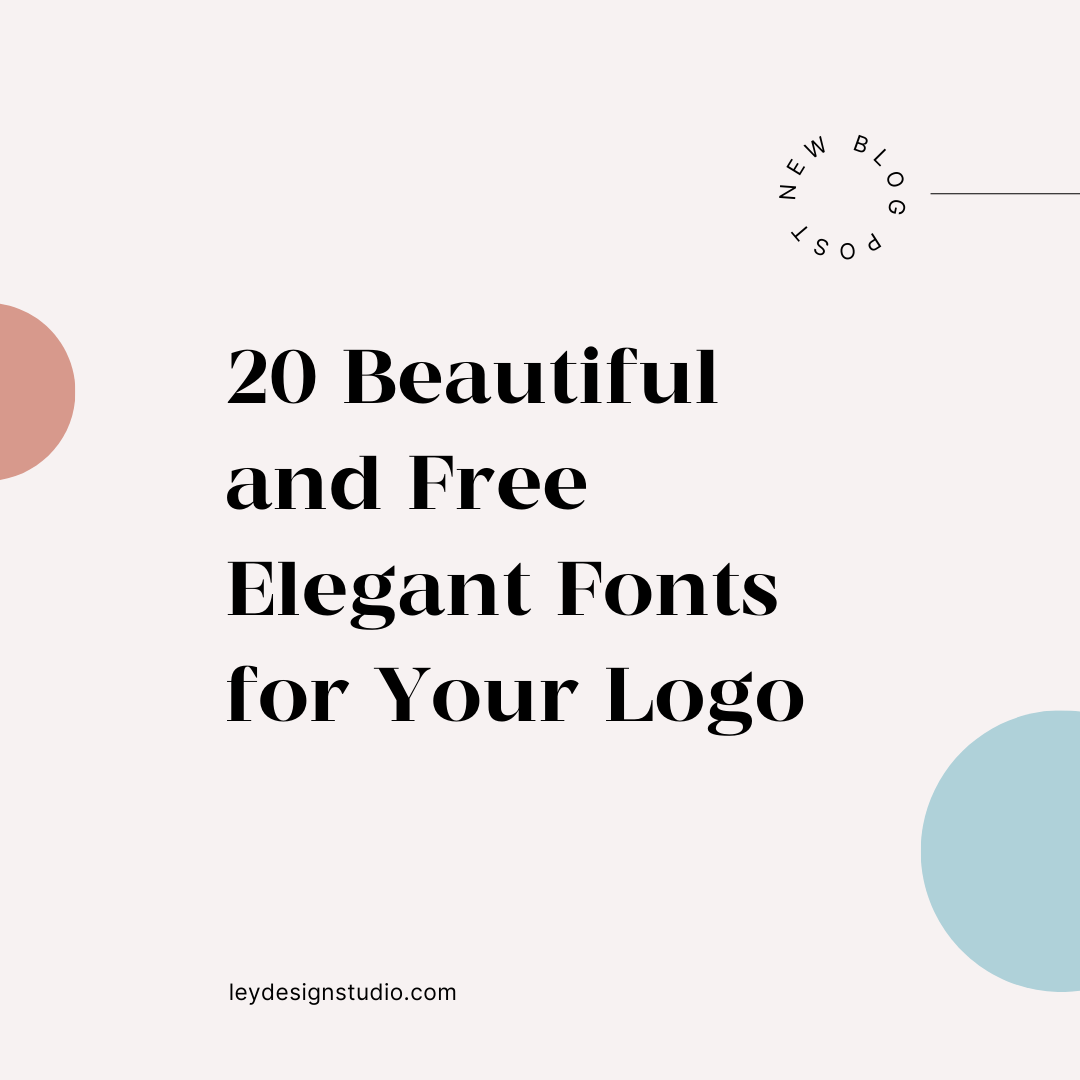 20 Beautiful and free elegant fonts