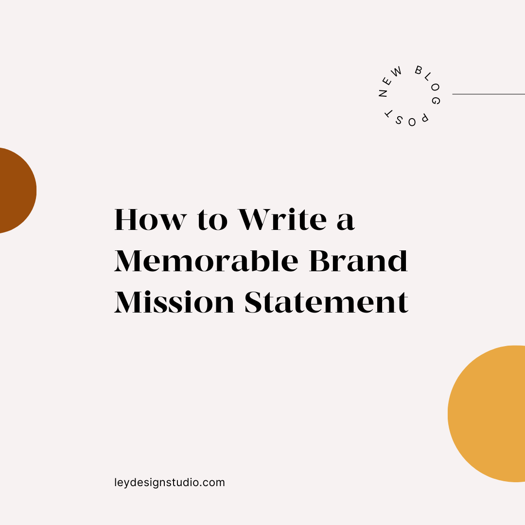 How to write an awesome brand mission statement
