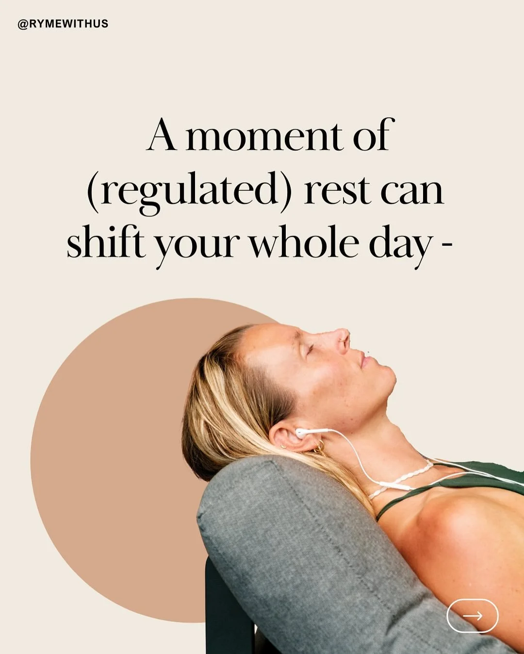 If moments of regulated rest have been feeling foreign, uncomfortable, or &ldquo;unproductive,&rdquo;
you&rsquo;re not alone.

With practice, rest becomes a doorway back into yourself - and a sense of ease that feels accessible.

If you want support 