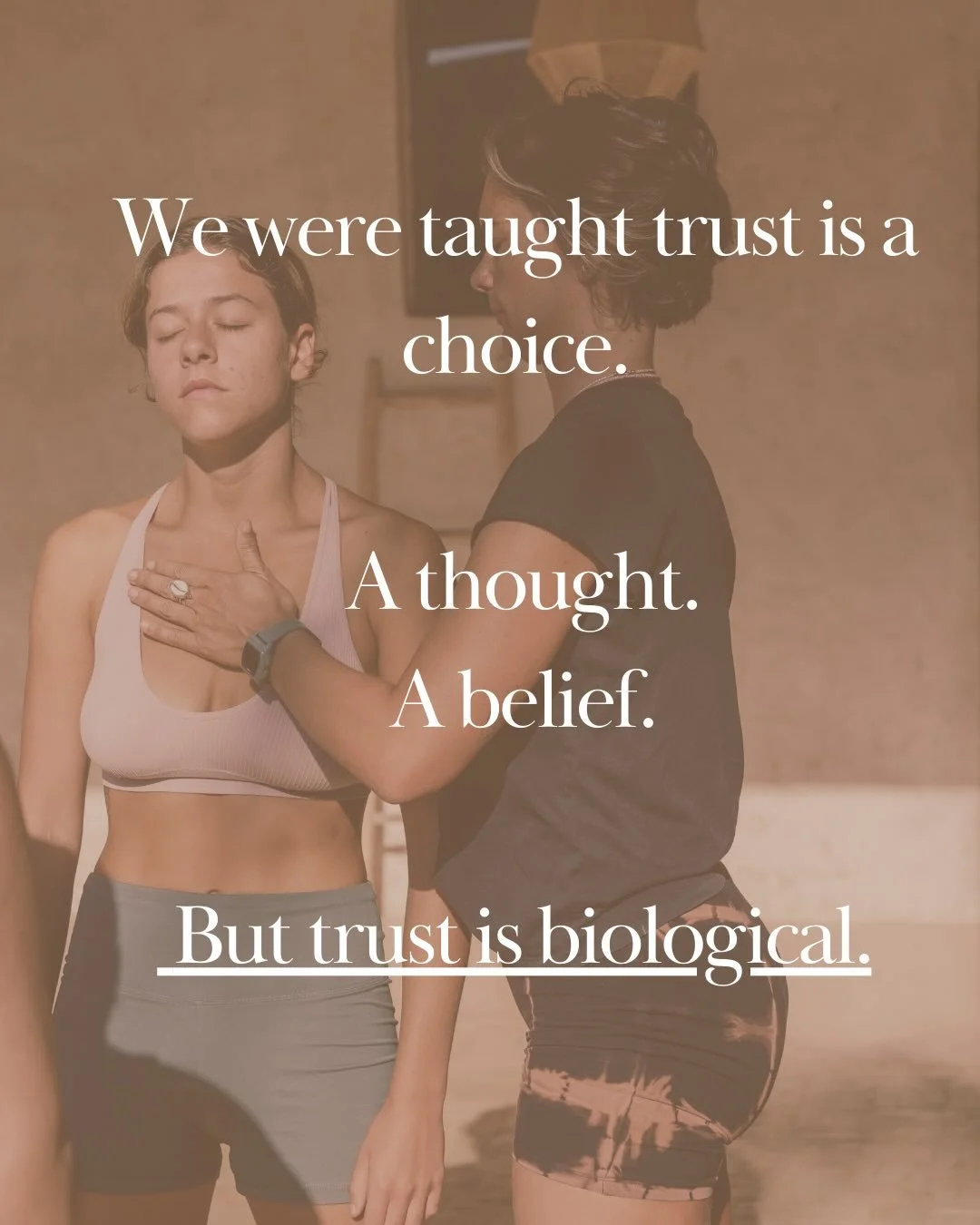 Link in bio to join our Trust Workshop @satsangyogacharleston on March 2 at 615 pm. Limited space available