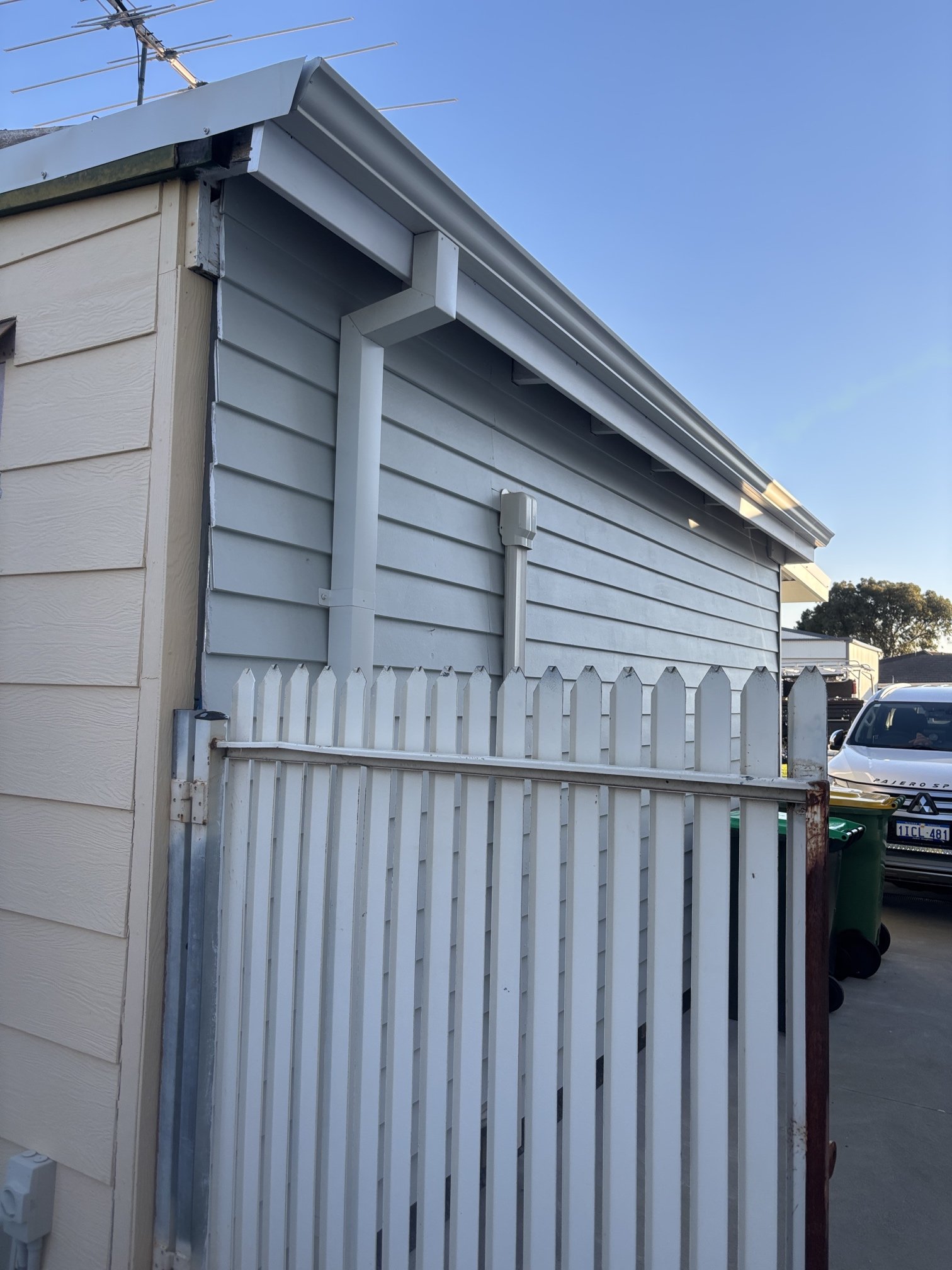 Gutter, Guttering and downpipe effective stormwater drainage