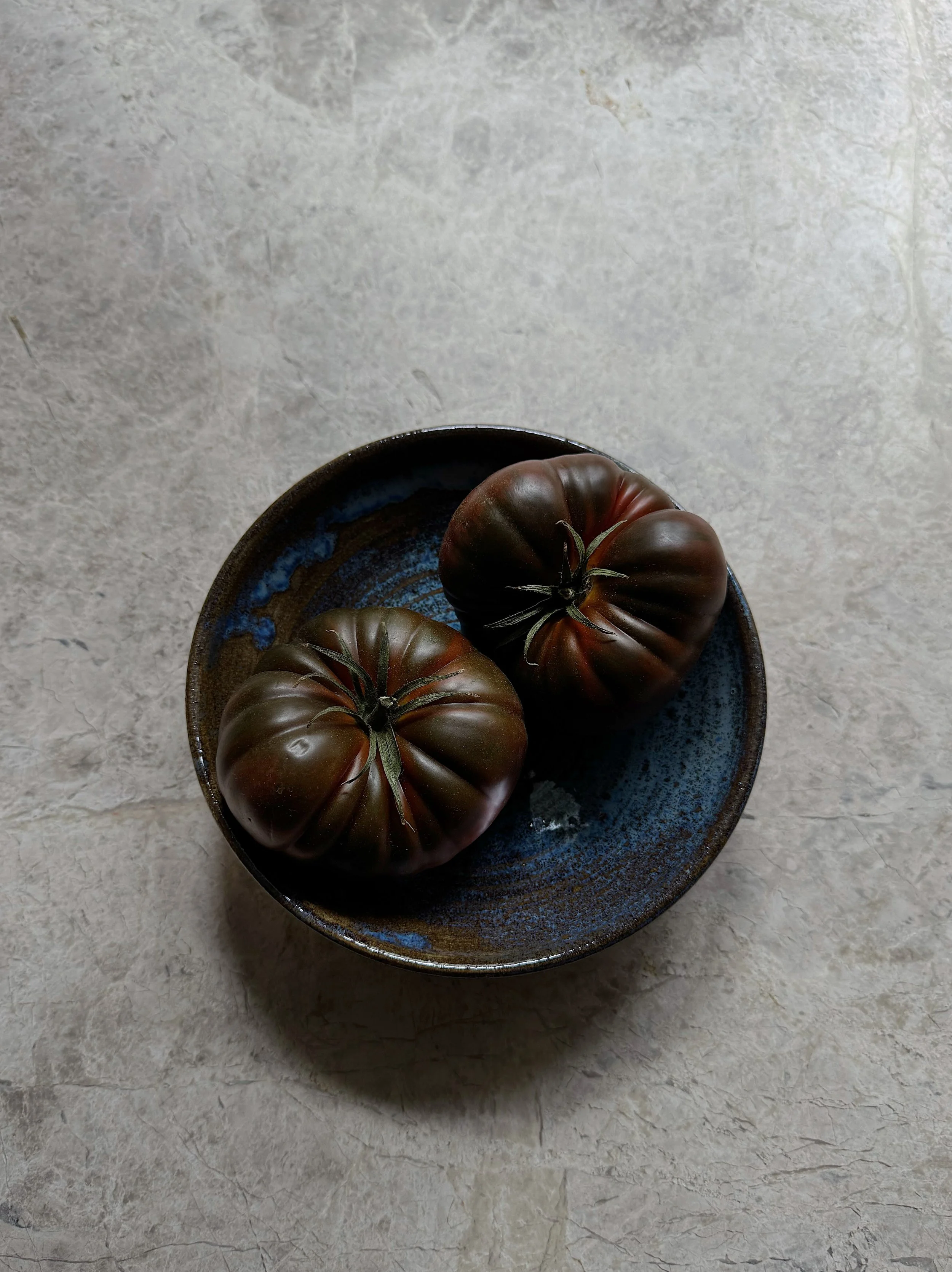 Chocolate stripes winter tomatoes