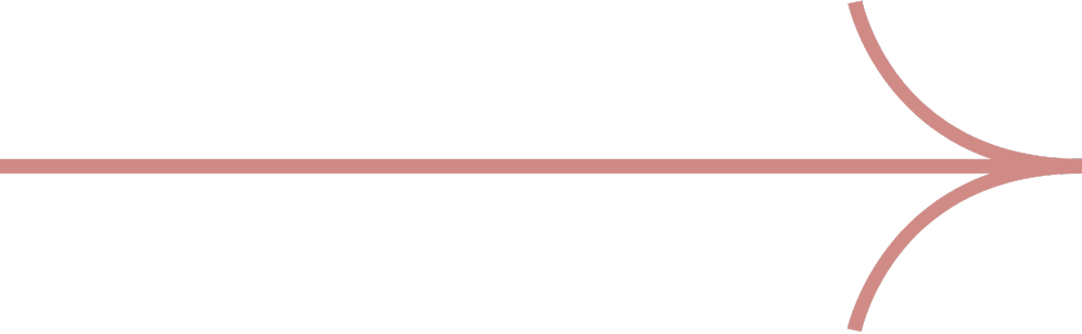 Terracotta right facing arrow