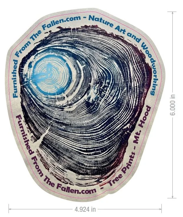 6" Sticker - Blue Eye Nebula Cedar