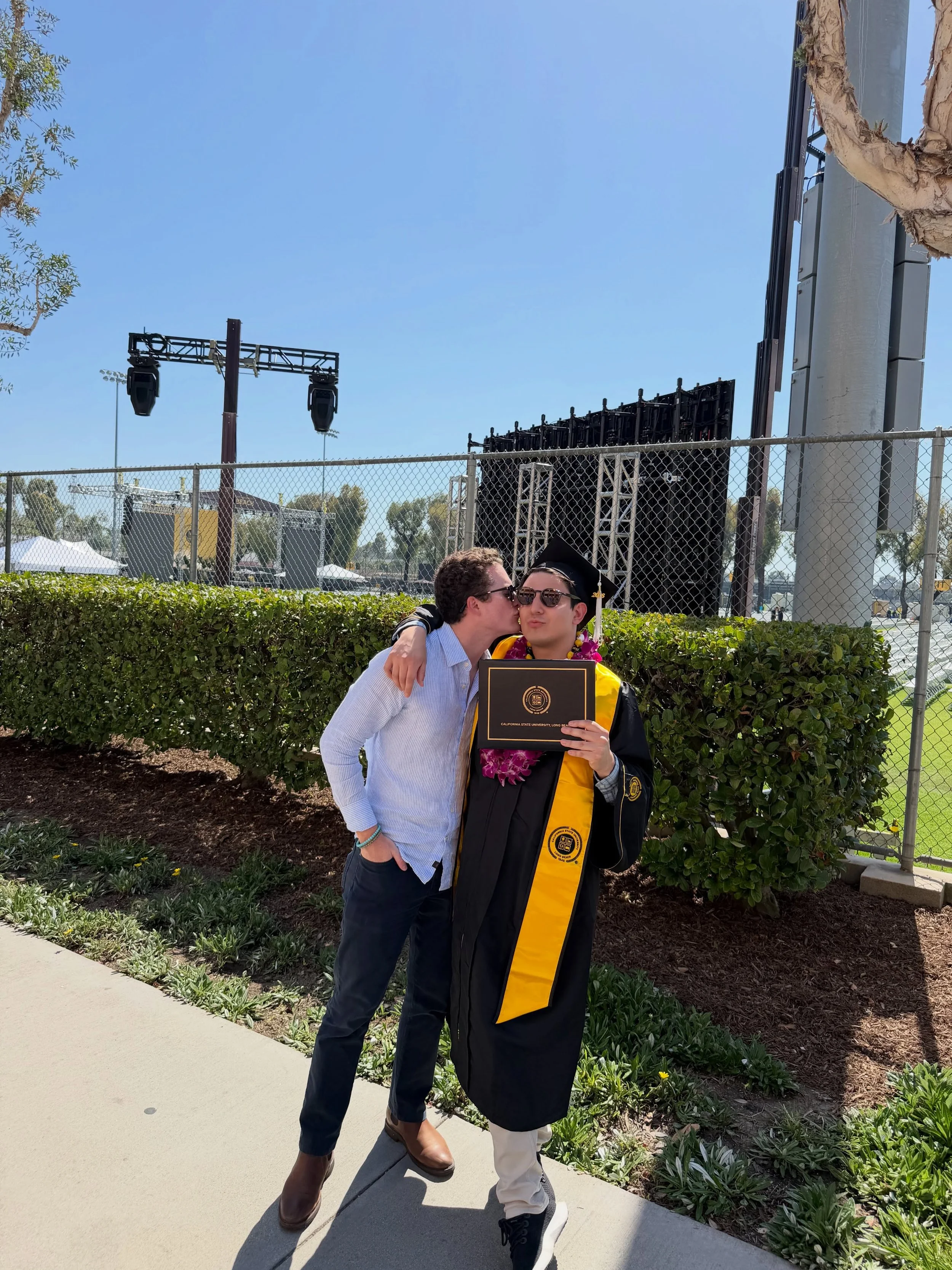 I could not be prouder of mi principe, mi cielo, mi amor. He&rsquo;s worked long and hard for this moment, and I can&rsquo;t wait for the future we get to build now together. Congrats Franny 💛 

#classof2026 #gobeach