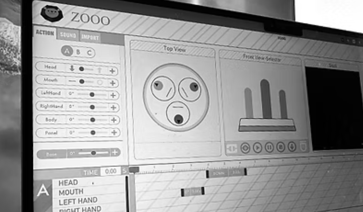 MotionFlow: Time-axis-based Multiple Robots Expressive Motion Programming