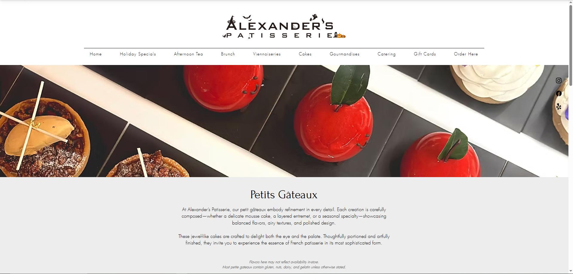 Cake Selection Page (New)