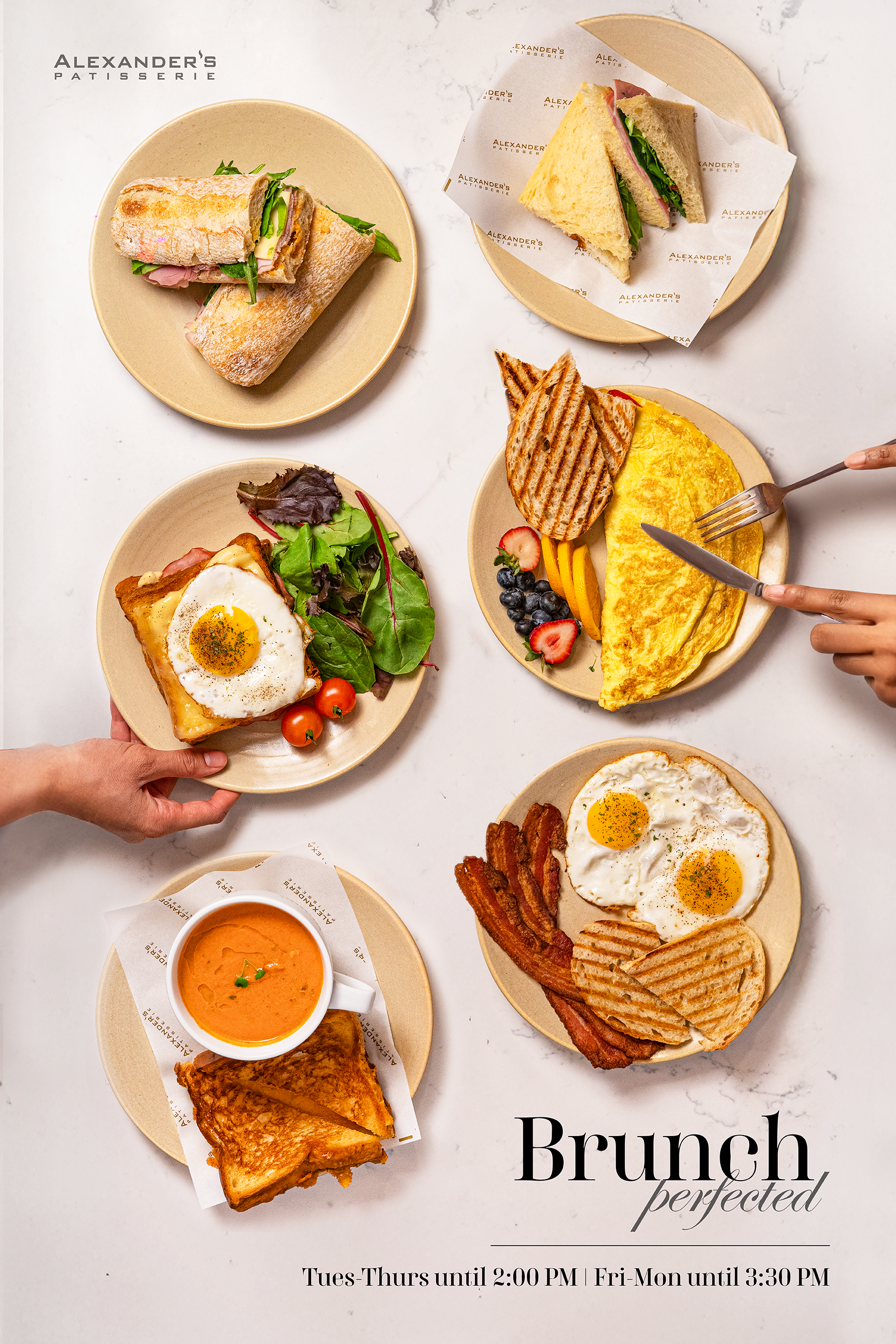 Alexander's Patisserie: Brunch Poster