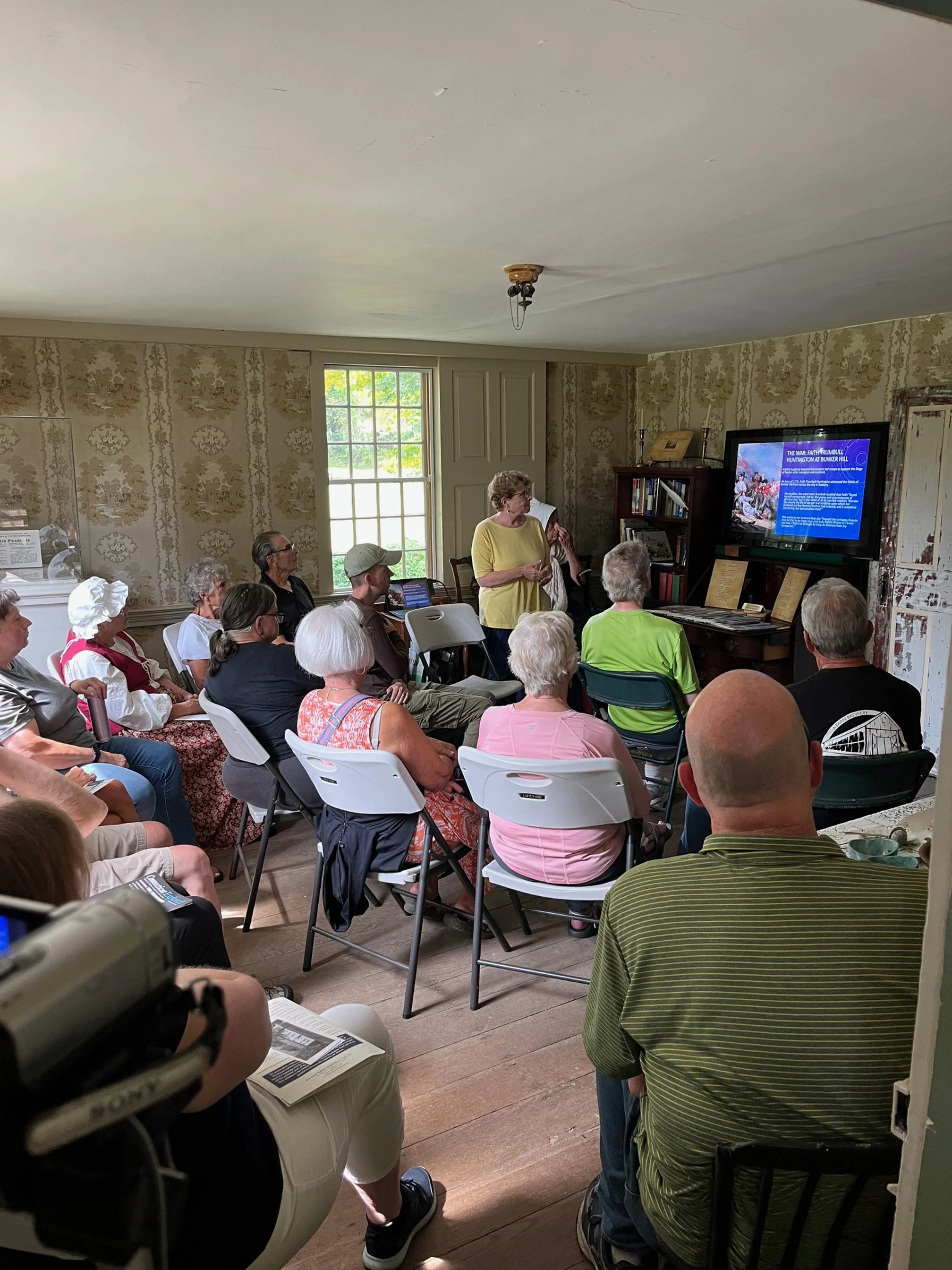 A well attended slideshow program during one of our open house dates.