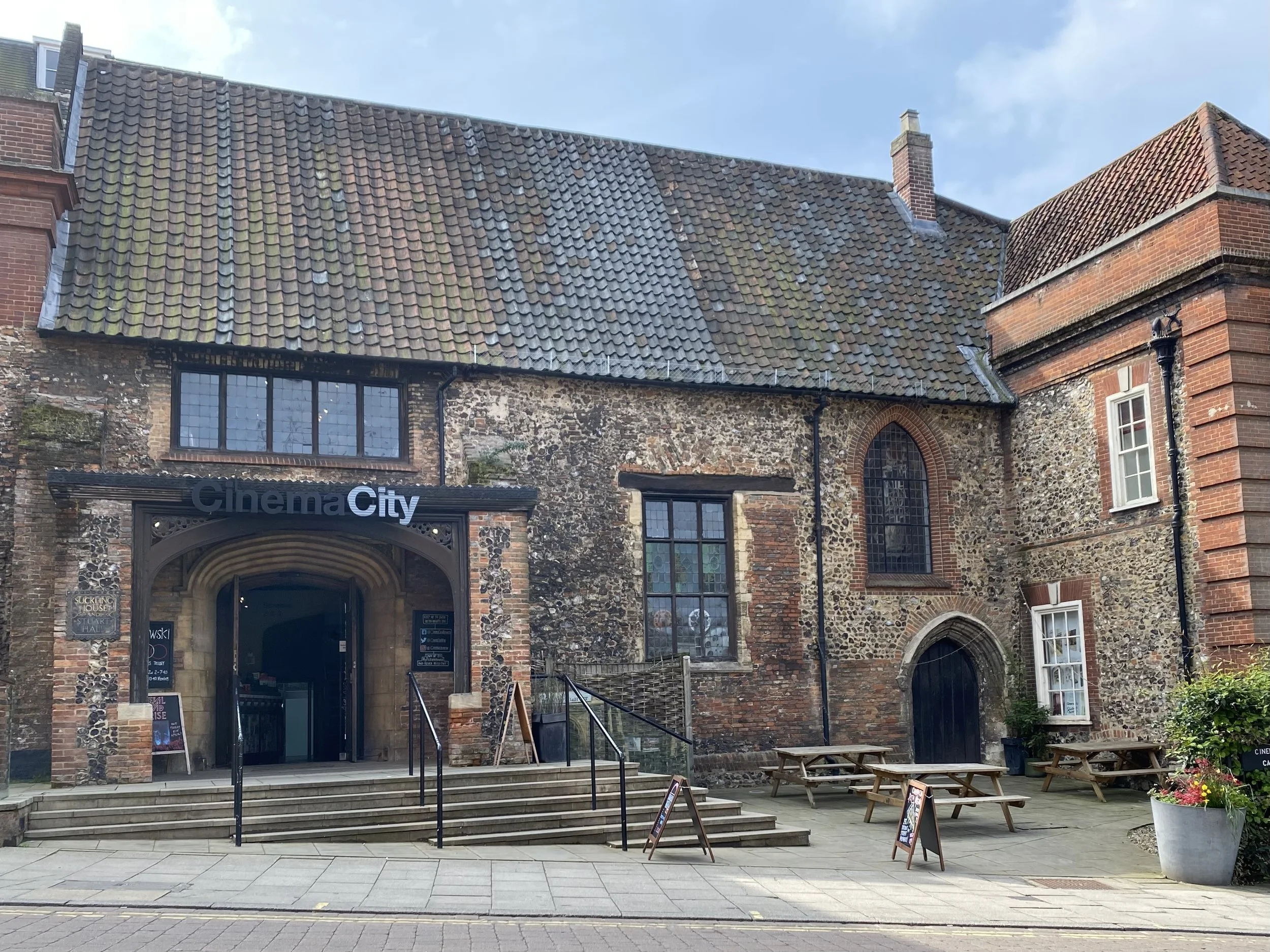 The Suckling House, Norwich, England, birthplace of Margaret Barrett Huntington Stoughton.