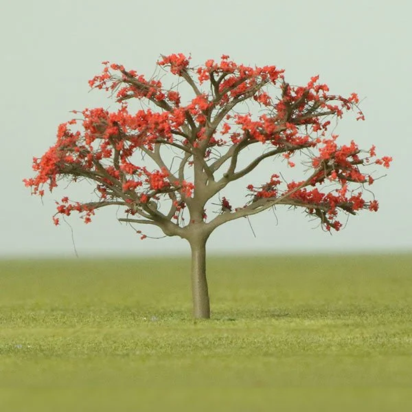 A scale model of a jacaranda tree