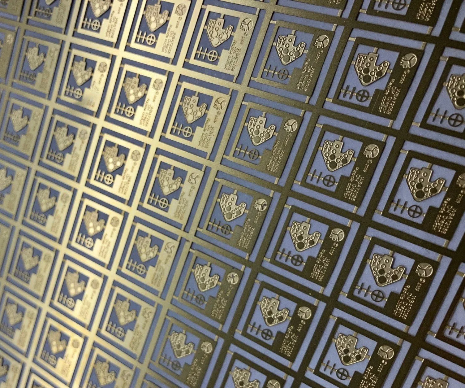 a close up of some of the fine details produced for a kit for Coastal Crafts 