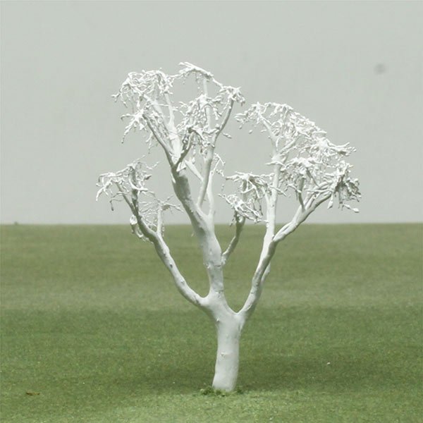 a scale model of a white tree