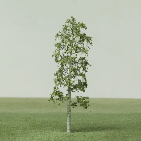 A scale model of a birch tree