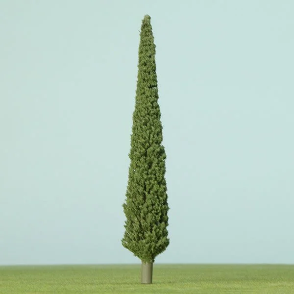 A scale model of a cypress tree
