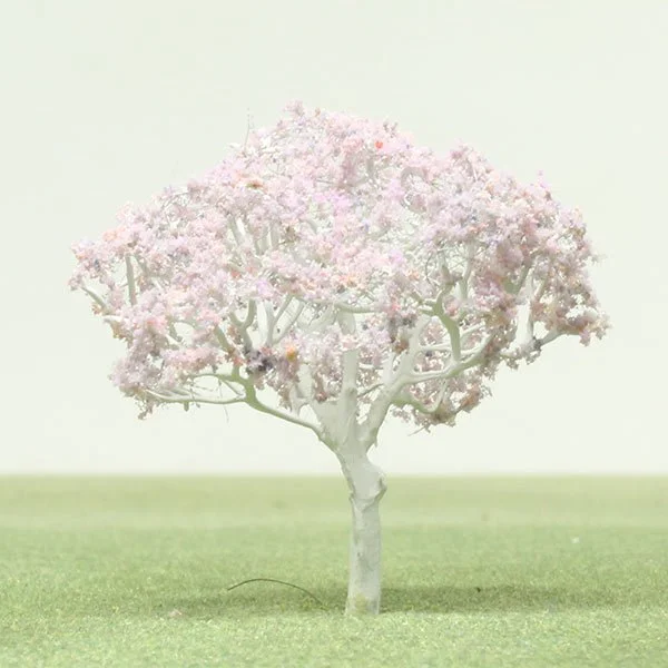 A scale model of a jacaranda tree