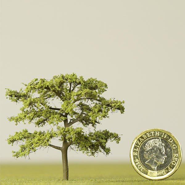 A scale model of a dogwood tree