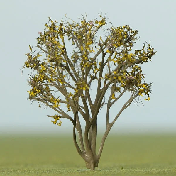 A scale model witch hazel tree
