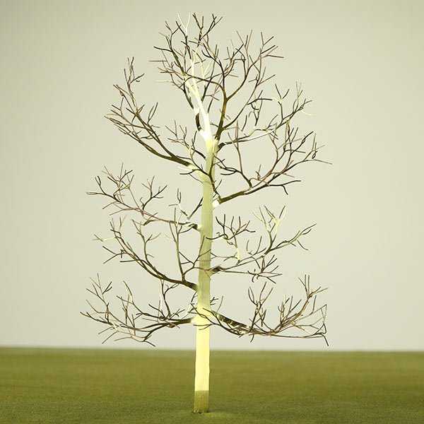 A scale model brass tree