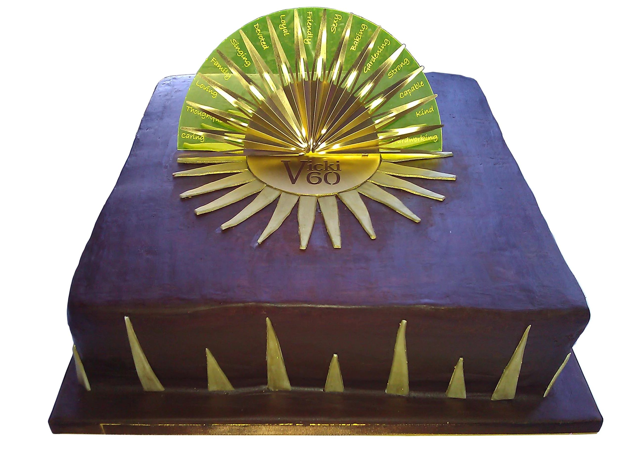 a mixture of photo etched brass and laser cut acrylic to make a cake topper. 