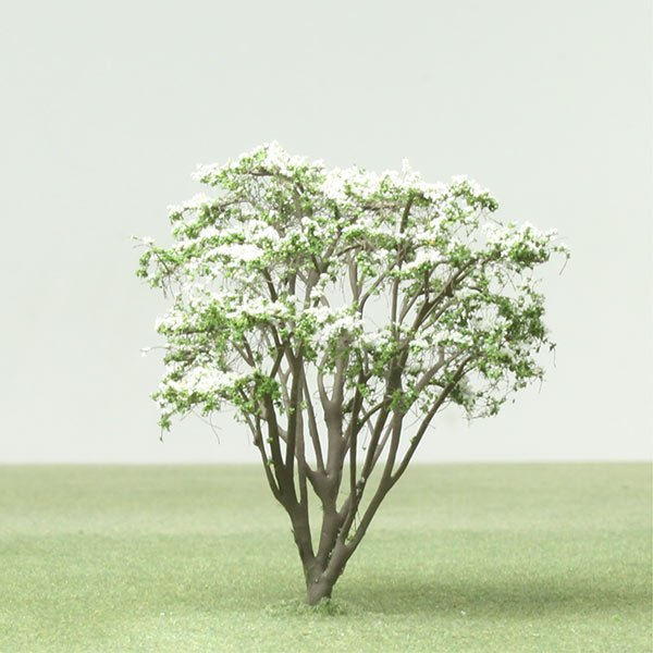 A scale model of a dogwood tree