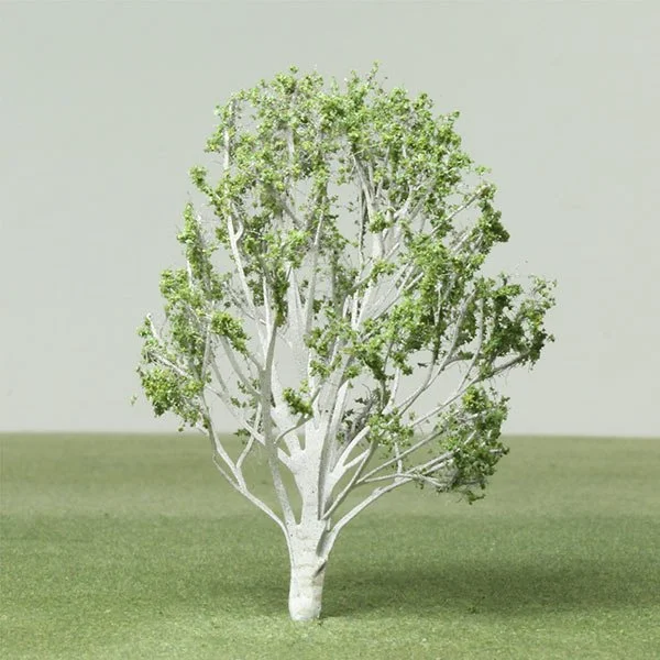 A scale model of a birch tree
