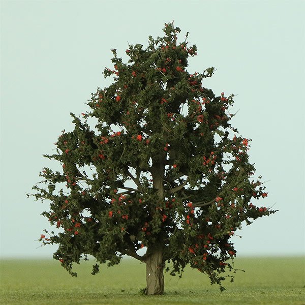 A scale model holly tree