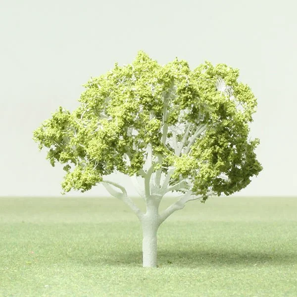 A scale model of a birch tree
