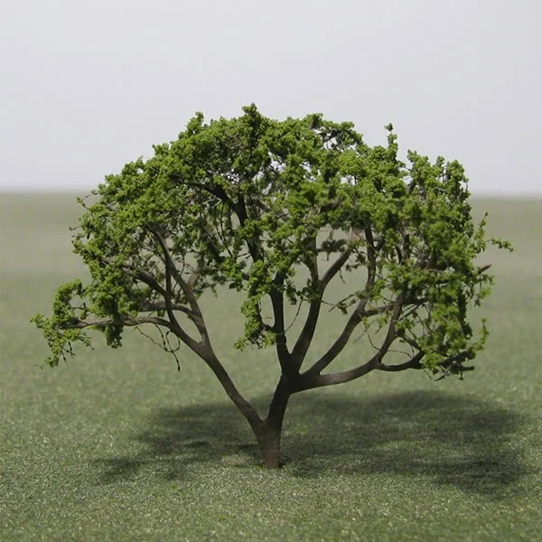 A scale model of a dogwood tree