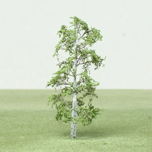 A scale model of a birch tree