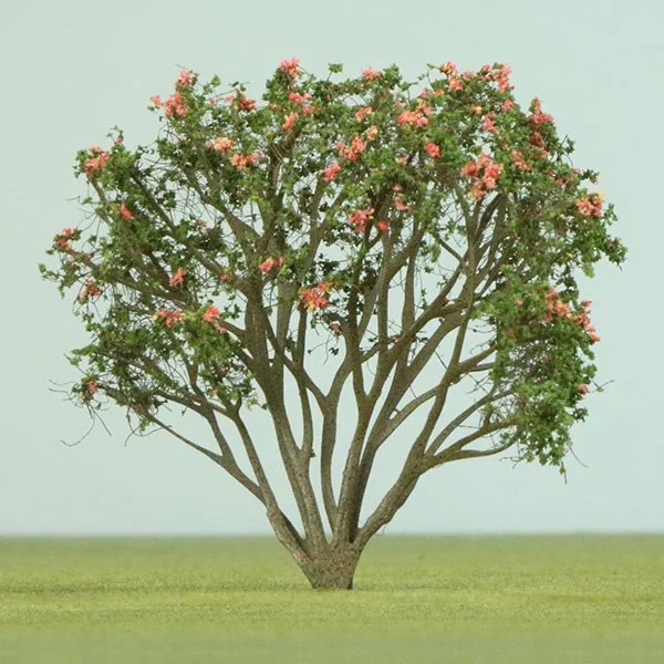 A scale model of a frangipani tree