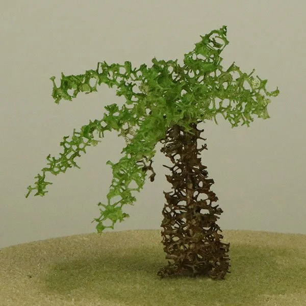 a scale model of a stylised schematic tree