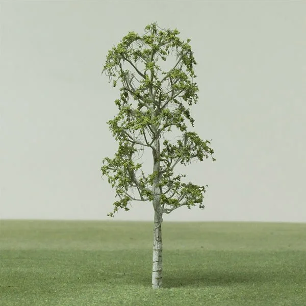A scale model of a birch tree