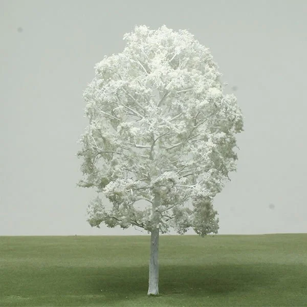 a scale model of a white tree