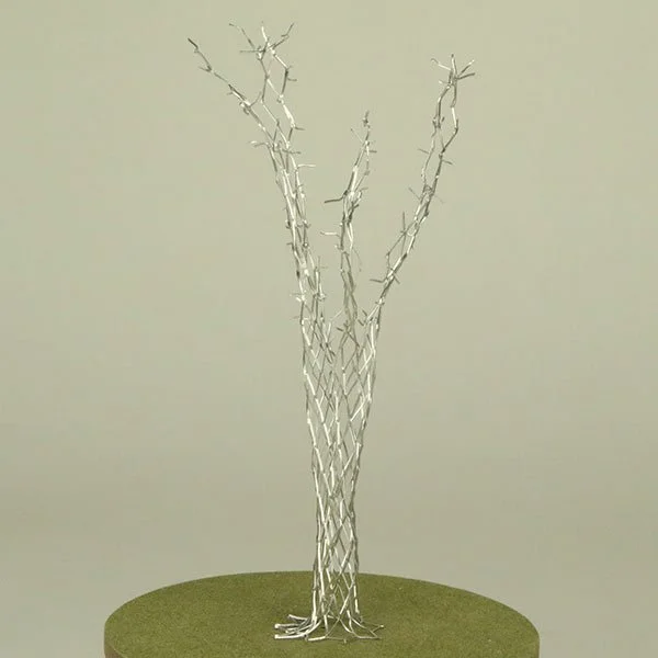 a scale model of a stylised schematic tree