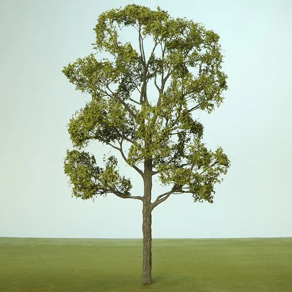 A scale model deciduous tree