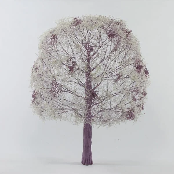 A scale model deciduous tree