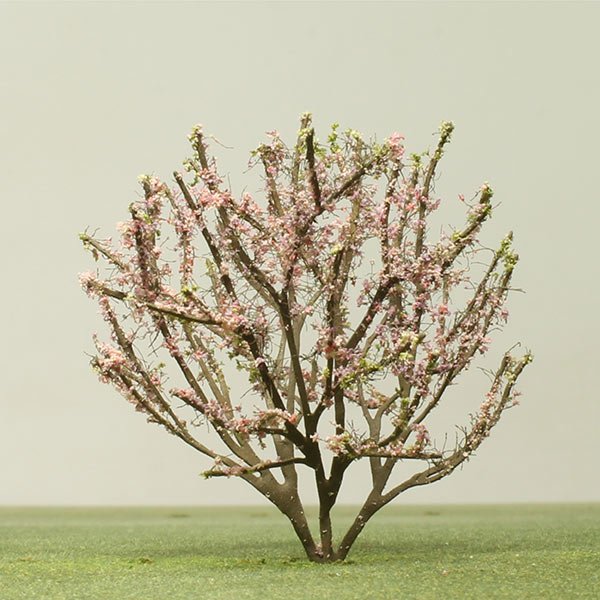 a scale model of redbud tree
