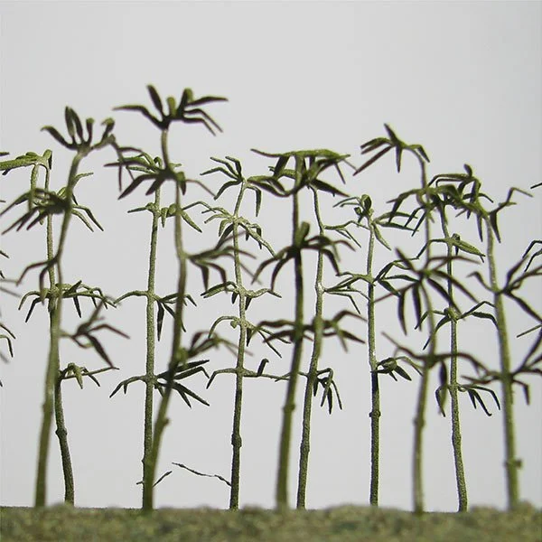 A scale model of a bamboo plant