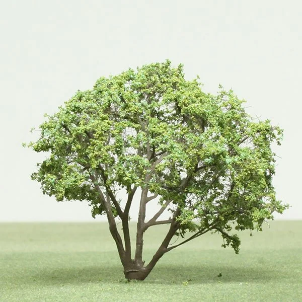 A scale model of a dogwood tree